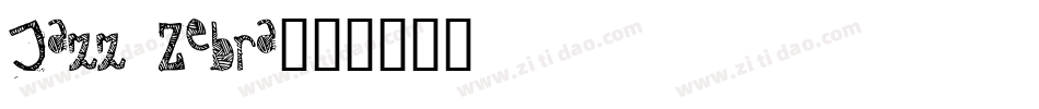 Jazz Zebra字体转换
